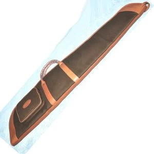 Canvas tawv Rifle Hnab
