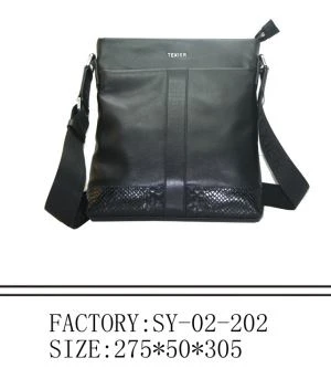 Tawv hnab txiv neej nrog ykk zipper